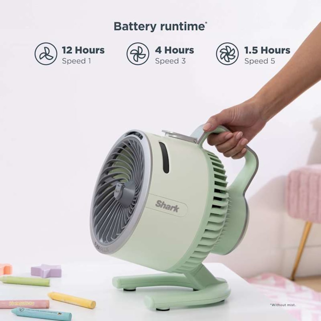 Shark® FlexBreeze® HydroGo™ Misting Portable Fan