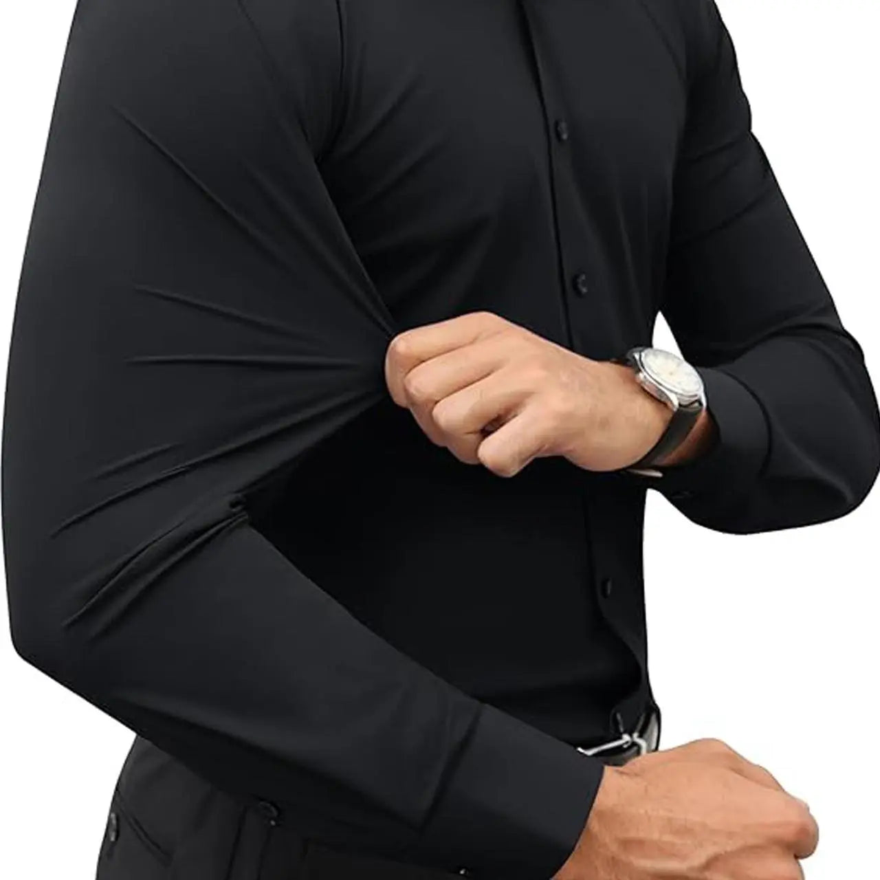 Elencoco Slim Fit Big and Tall Mens Button Down Shirt